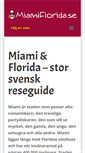 Mobile Screenshot of miamiflorida.se