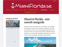 Tablet Screenshot of miamiflorida.se