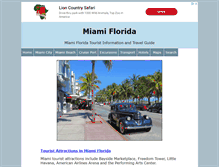 Tablet Screenshot of miamiflorida.ca